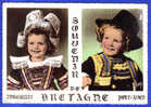 Carte Postale 29.  Fouesnant Pont-Aven  Enfants En Costumes Folklorique Trés Beau Plan - Fouesnant