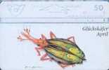 # AUSTRIA 138 Gluckskafer April - Insecte - 50 Landis&gyr 04.96 Tres Bon Etat - Oostenrijk