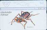 # AUSTRIA 135 Gluckskafer Februar - Insecte - 50 Landis&gyr 01.96 Tres Bon Etat - Oesterreich