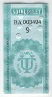 Estonia: One-way Bus Ticket From Narva (33) - Europa