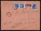 Atractive Registred Cover Nice Franking Overprint Stamps On Cover Caragiale And A Vlaicu. - Covers & Documents