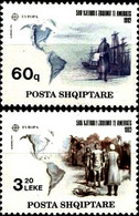 1992 ALBANIA EUROPA 2V STAMP - 1992