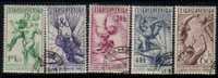 CZECHOSLOVAKIA   Scott #  839-43  VF USED - Used Stamps