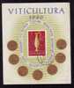 Romania 1960 Block  VITICULTURE Vines,Grape Used. - Vini E Alcolici