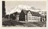 Paradise Inn Mt. Rainier Ellis #65 Real Photo Postcard - USA National Parks