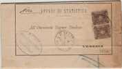 1900 Da MARMIROLO A VENEZIA Con 1 Cent. X 2 - Afgestempeld