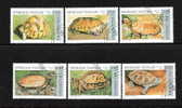 REPUBLIQUE TOGOLAISE - 1996 - 6 VALORI OBLITERATI EMISSIONE FAUNA "TARTARUGHE" - IN BUONE CONDIZIONI. - Schildkröten