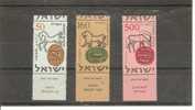 Israel. Nº Yvert 121-23-tab (MH/*). - Unused Stamps (with Tabs)