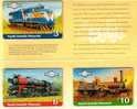 AUSTRALIA $19  SET 3  BEAUTIFUL  DRAWINGS WEST COAST TRAINS TRAIN  MINT IN FOLDER 2500  ISSUED  ONLY !! SPECIAL PRICE !! - Australien