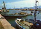 66  St Cyprien Plage Le Port De Pêche Barque Avec Lamparos  Le Bateau  NOEL  EDIT Paul Goudin CPM  Année 1971 - Saint Cyprien