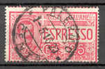 Italy 1920 Mi. 132 Espresso Eilmarke Express King Vittorio Emanuele III Deluxe PALERMO Central Cancel - Exprespost