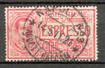 Italy 1920 Mi. 132 Espresso Eilmarke Express King Vittorio Emanuele III Deluxe NAPOLI  No. 3 Cancel - Exprespost