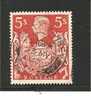 Bri Mi.Nr.213/ Georg VI (1939) 5 Sh. - Used Stamps