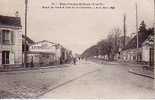 CPA.      BRIE-COMTE-ROBERT.      Route De Paris Et Rue De La Chaussée.        (animée) - Brie Comte Robert