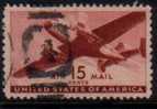 U.S.A.   Scott #  C 28  F-VF USED - 2a. 1941-1960 Afgestempeld