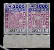 1980 - DIRITTI DI CANCELLERIA - Lire 3.000 - Revenue Stamps