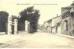 RARE CARTE POSTALE  PONT DE CHERUY  ISERE  ENTREE DE LA VILLE PAR LA ROUTE DE LYON - Pont-de-Chéruy