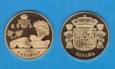 ESPAÑA / SPAIN   MEDALLA  ORO / GOLD    SC/UNC  PROOF  CANARIAS   DL-7138 - Altri & Non Classificati