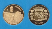 ESPAÑA / SPAIN   MEDALLA  ORO / GOLD    SC/UNC  PROOF  CANTABRIA   DL-7139 - Andere & Zonder Classificatie