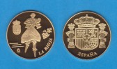 ESPAÑA / SPAIN   MEDALLA  ORO / GOLD    SC/UNC  PROOF  LA RIOJA     DL-7146 - Autres & Non Classés