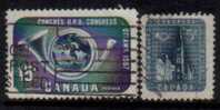 CANADA   Scott #  371-2  VF USED - Oblitérés