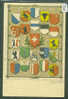 CARTE PATRIOTIQUE SUISSE - DRAPEAUX DES CANTONS SUISSES   - TB - St. Anton