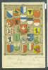 CARTE PATRIOTIQUE SUISSE - DRAPEAUX DES CANTONS SUISSES   - TB - St. Anton