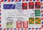 SUISSE-POUR YOKOHAMA JAPON 25-1-1960-BEL AFFRANCHISSEMENT AVEC PROJUVENTUTE - Used Stamps