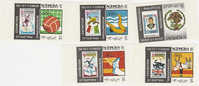 Yemen-1968 International Philatelic Exhibition Imperforated Set MNH - Verano 1968: México