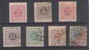 Suède Timbres Taxe Neuf 2A3B5B.T.Ob.7A8A9A10A 1874.c.129€ - Taxe