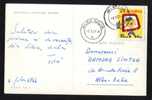 Nice Franking Theatre Stamps On   PC ,  1961. - Covers & Documents