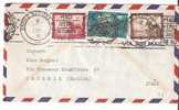 27822)lettera United Nations Con 1c+6c+10c Da N.Y. A Catania Il 20-8-1961 - Covers & Documents