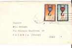 27824)lettera United Nations Con 8c+4c Da N.Y. A Catania Il 11-4-1961 - Cartas & Documentos