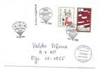 LATVIA - Airbalon Post + Airbalon Fest - Real Post  + Special Cacels - Autres (Air)