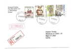 Poland - To Latvia Recomended Letter Dated 07.09.05 - Cartas & Documentos