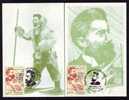 POLAR EXPLORER FREDERICK A. COOK NICE 2x MAXI CARD 1997-98. - Erforscher