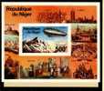 NIGER 1976   MICHEL NO: BL.14  IMPERFORATED  MNH - Zeppelins