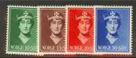 NORWAY 1939 MICHEL NO: 203-206  MNH - Ongebruikt