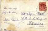 Postal Tarrasa (Barcelona) 1915. Correo Interior - Storia Postale