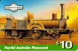 AUSTRALIA $10 BEAUTIFUL 1855 LOCOMOTIVE VICTORIA TRAINS TRAIN  MINT  2500 ISSUED ONLY !! SPECIAL PRICE !! - Australia