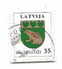 Latvia - 2009  Frog  Used Stamp Chanet Rond - Grenouilles