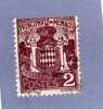 MONACO TIMBRE N° 74 OBLITERE SERIE ARMOIRIES EFFIGIES ET VUES - - Used Stamps