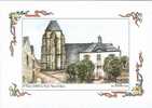 78 CERNAY-La-VILLE - Mairie Et Eglise  - Illustration Yves Ducourtioux - Cernay-la-Ville