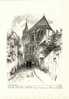 78 MONTFORT-L'AMAURY - Eglise - D'après Gravure 19ème Siècle  - Illustration Yves Ducourtioux - Montfort L'Amaury