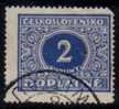 CZECHOSLOVAKIA   Scott #  J 66  VF USED - Impuestos