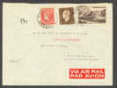 France Airmail Par Avion Ceres Marianne Le Gerbierdejonc Paris Depart 1951 Cancel Cover To New York USA - 1927-1959 Cartas & Documentos