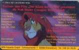 # GERMANY S46_94 Lion King Disney 12 Ods 11.94 -disney- Tres Bon Etat - S-Reeksen : Loketten Met Reclame Van Derden