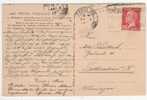 Timbre 90c Pasteur Yvert N° 178 / Carte Du 24 X 1927 Pour L´Allemagne , 2 Scans - Briefe U. Dokumente