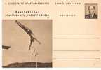 CSSR / Czech 1955:  Picture Postcard "SPARTAKIADA 1955" - Salto De Trampolin