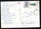 Very Rare Franking 20 Lei !!  2 Stamps On Postcard  ,1994. - Lettres & Documents